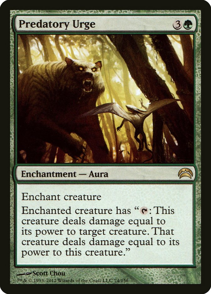 Predatory Urge [Planechase 2012] | Game Haven TX