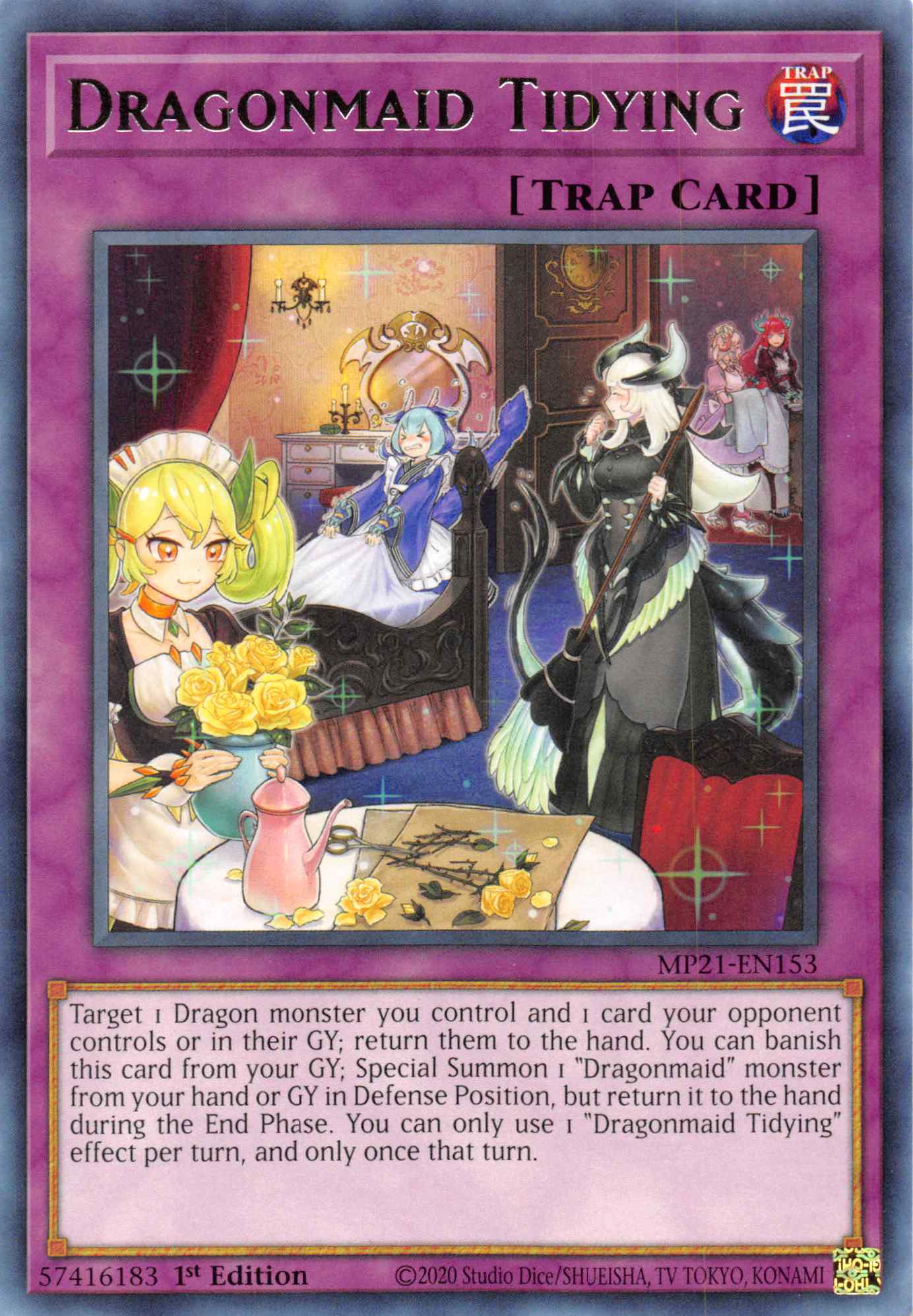 Dragonmaid Tidying [MP21-EN153] Rare | Game Haven TX