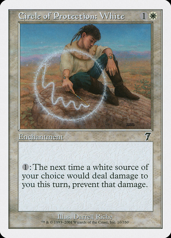 Circle of Protection: White [Seventh Edition] | Game Haven TX