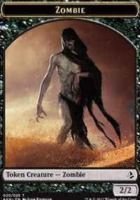 Zombie // Trueheart Duelist Token [Amonkhet Tokens] | Game Haven TX