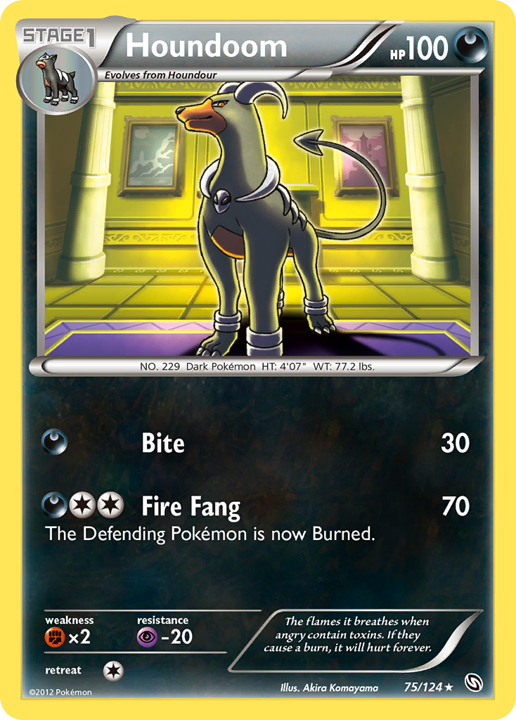 Houndoom (75/124) [Black & White: Dragons Exalted] | Game Haven TX