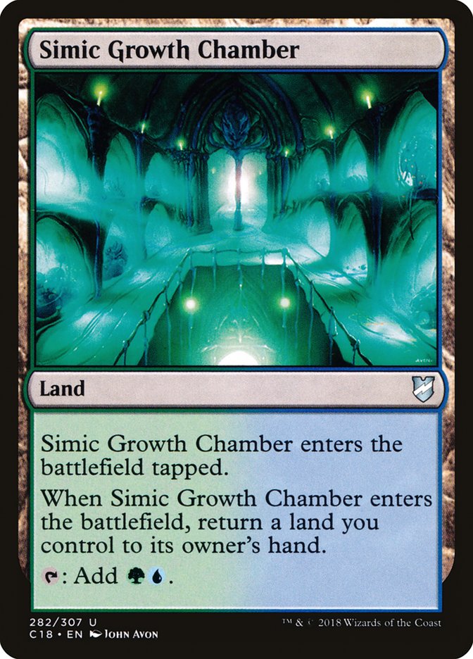 Simic Growth Chamber [Commander 2018] | Game Haven TX