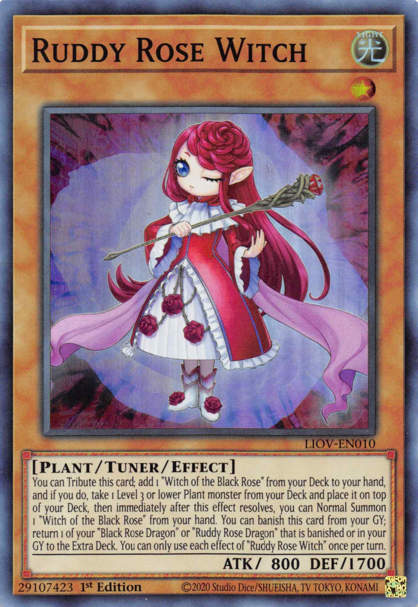 Ruddy Rose Witch [LIOV-EN010] Super Rare | Game Haven TX