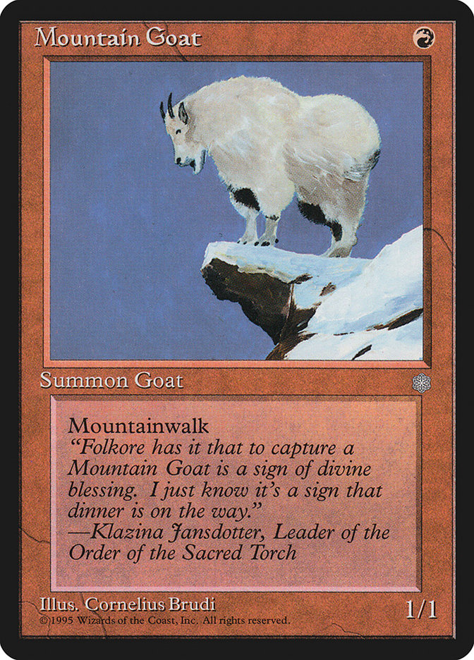 Mountain Goat [Ice Age] | Game Haven TX