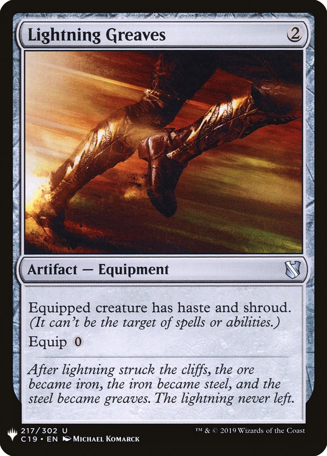 Lightning Greaves [Mystery Booster] | Game Haven TX