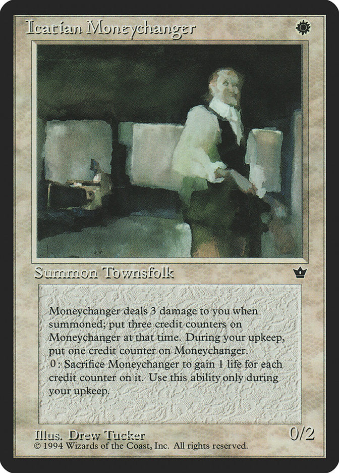 Icatian Moneychanger (Drew Tucker) [Fallen Empires] | Game Haven TX