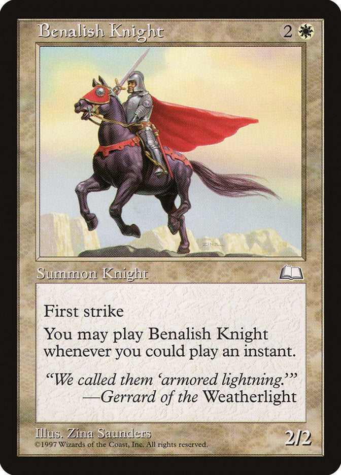 Benalish Knight [Weatherlight] | Game Haven TX