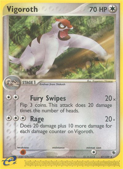 Vigoroth (47/109) [EX: Ruby & Sapphire] | Game Haven TX