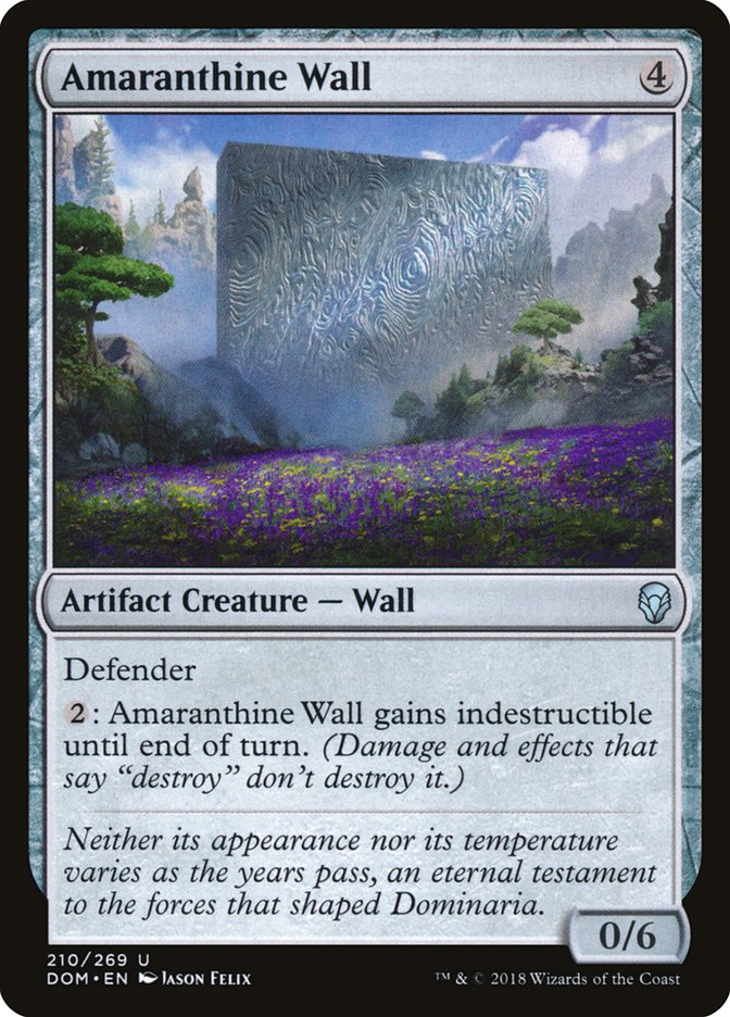 Amaranthine Wall [Dominaria] | Game Haven TX