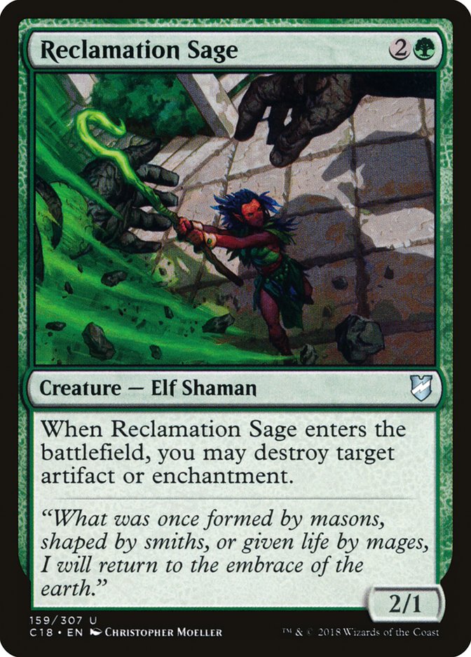 Reclamation Sage [Commander 2018] | Game Haven TX