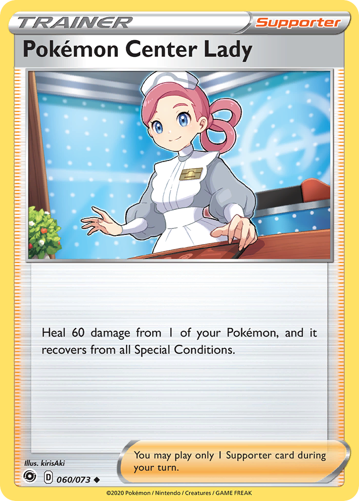 Pokemon Center Lady (060/073) [Sword & Shield: Champion's Path] | Game Haven TX