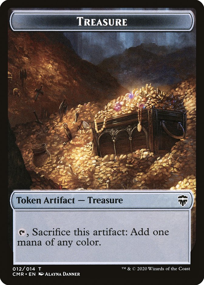 Treasure Token [Commander Legends Tokens] | Game Haven TX
