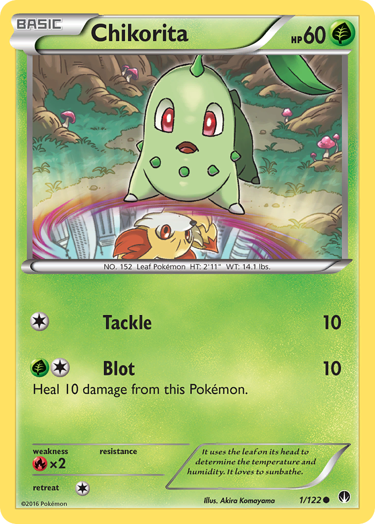 Chikorita (1/122) [XY: BREAKpoint] | Game Haven TX