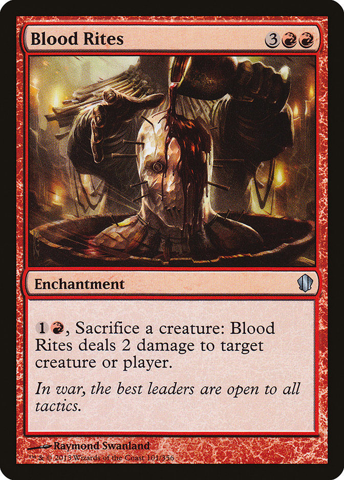 Blood Rites [Commander 2013] | Game Haven TX