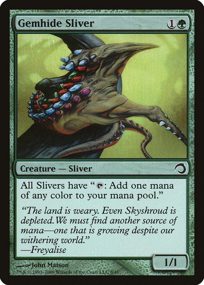 Gemhide Sliver [Premium Deck Series: Slivers] | Game Haven TX