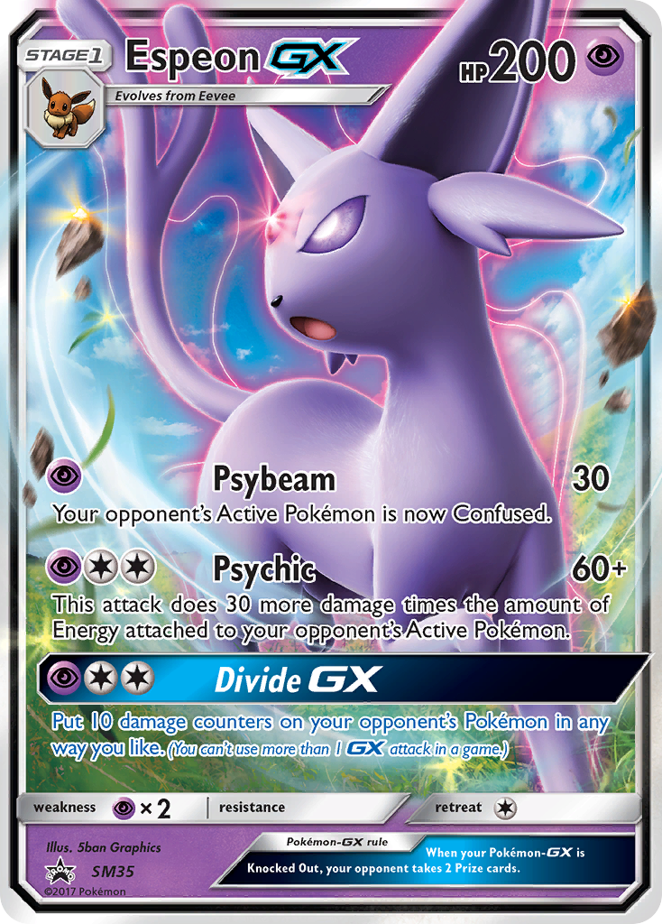 Espeon GX (SM35) [Sun & Moon: Black Star Promos] | Game Haven TX