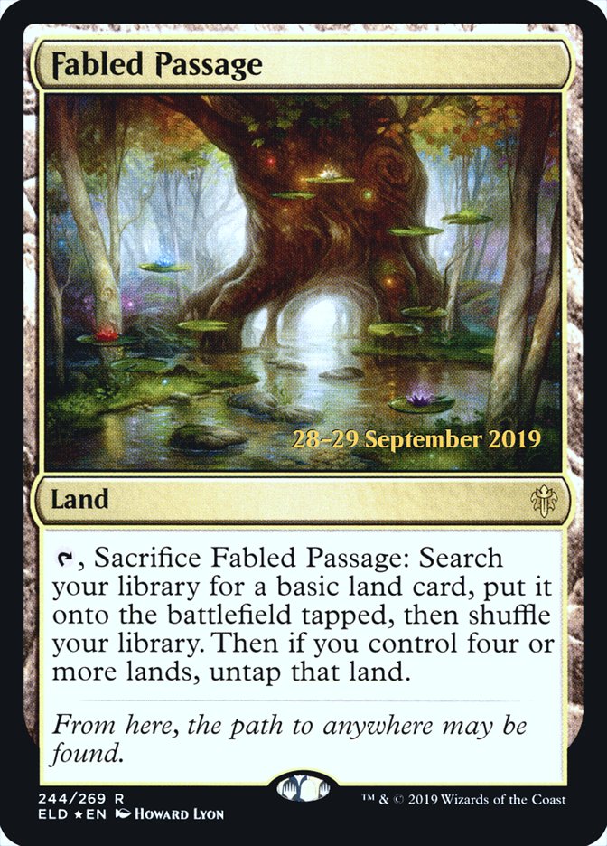 Fabled Passage [Throne of Eldraine Promos] | Game Haven TX