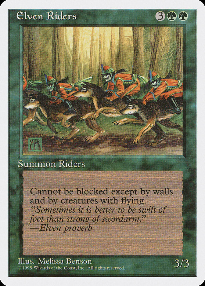 Elven Riders [Fourth Edition] | Game Haven TX