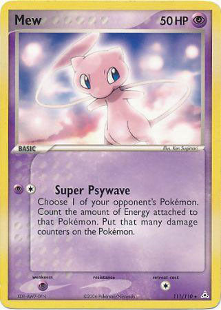Mew (111/110) (Non Holo DVD Promo) [EX: Holon Phantoms] | Game Haven TX