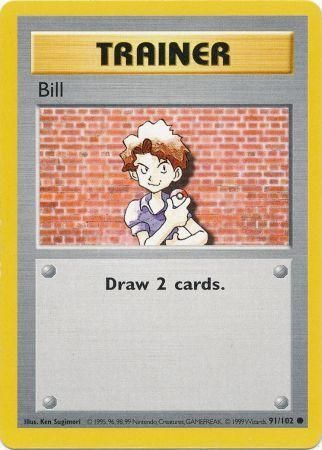 Bill (91/102) [Base Set Shadowless Unlimited] | Game Haven TX