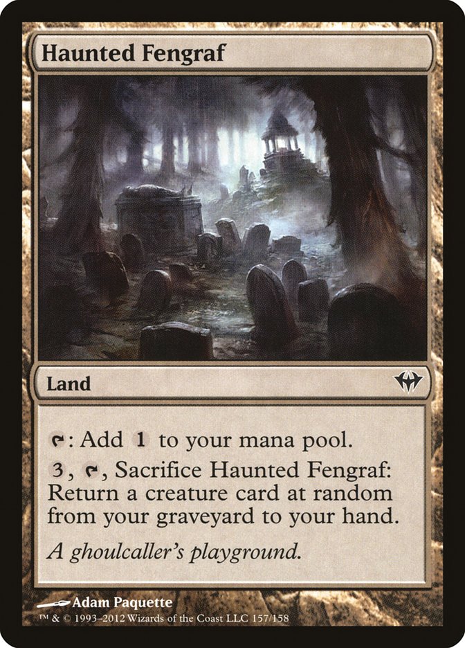 Haunted Fengraf [Dark Ascension] | Game Haven TX