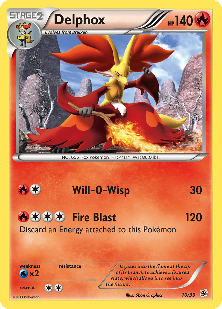Delphox (10/39) [XY: Kalos Starter Set] | Game Haven TX