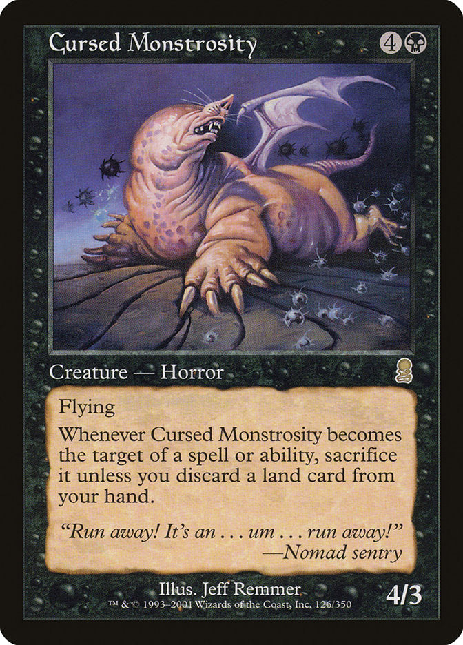 Cursed Monstrosity [Odyssey] | Game Haven TX