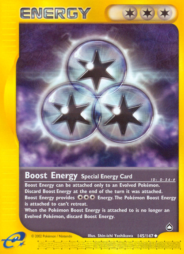 Boost Energy (145/147) [Aquapolis] | Game Haven TX