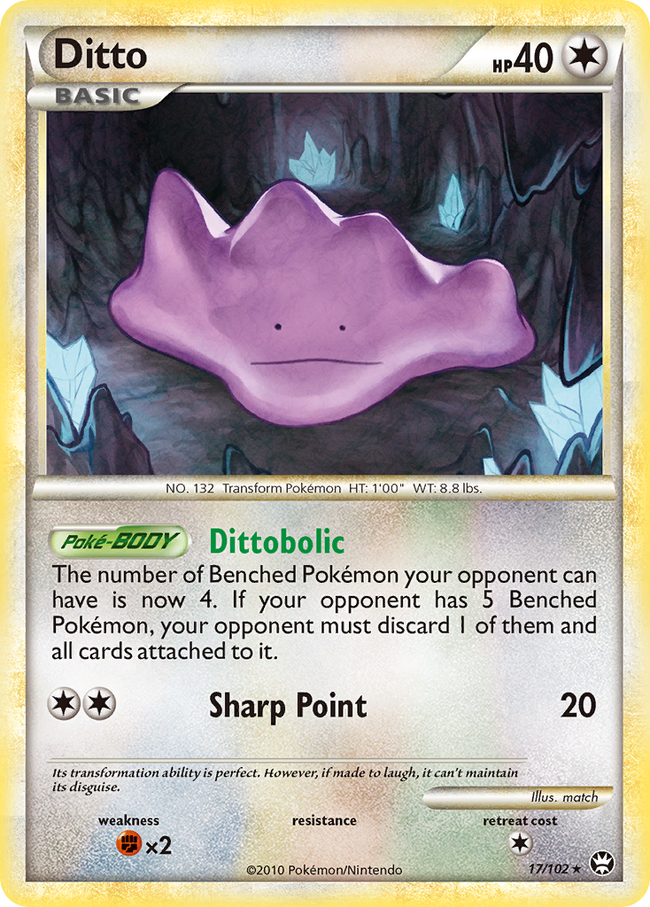 Ditto (17/102) [HeartGold & SoulSilver: Triumphant] | Game Haven TX