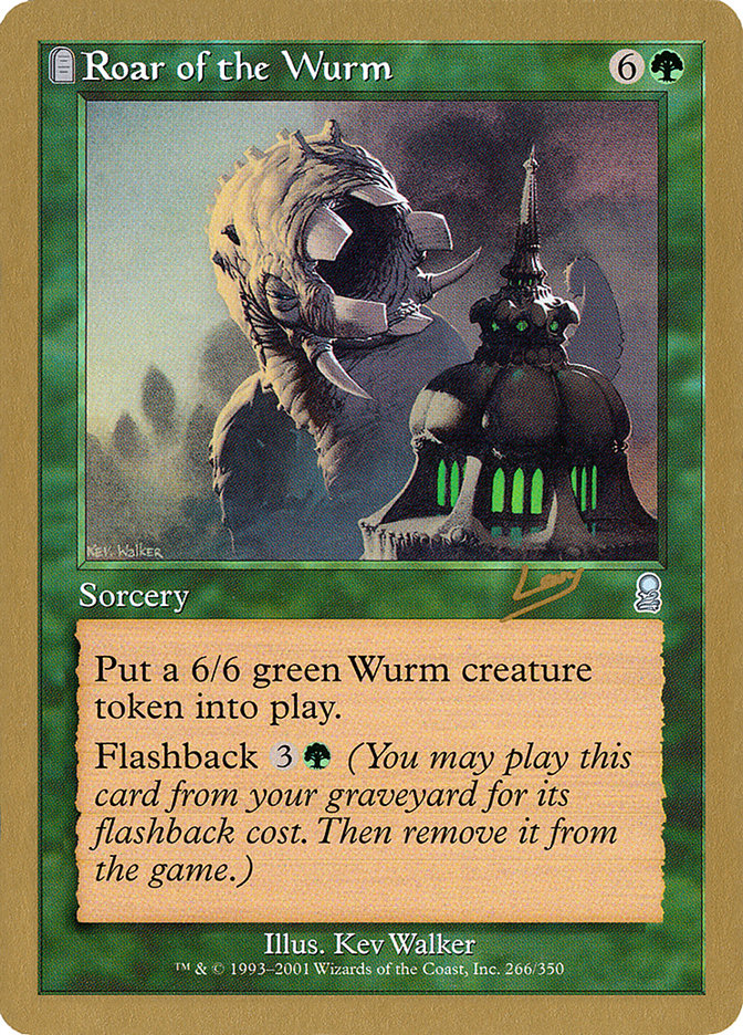 Roar of the Wurm (Raphael Levy) [World Championship Decks 2002] | Game Haven TX