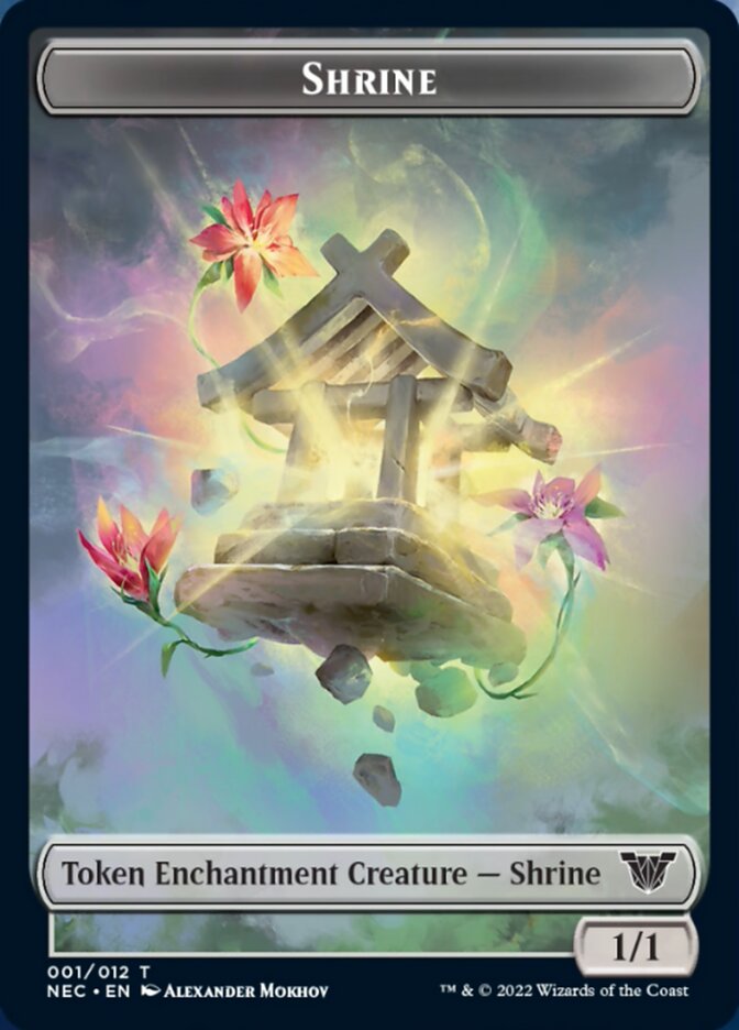 Shrine Token [Kamigawa: Neon Dynasty Commander Tokens] | Game Haven TX