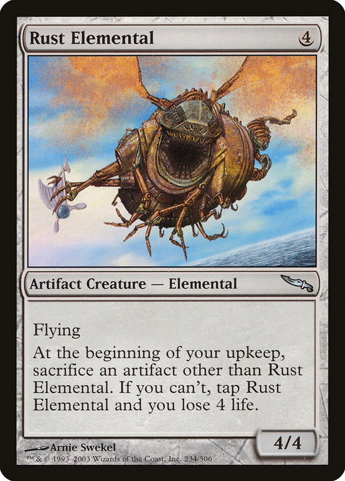 Rust Elemental [Mirrodin] | Game Haven TX
