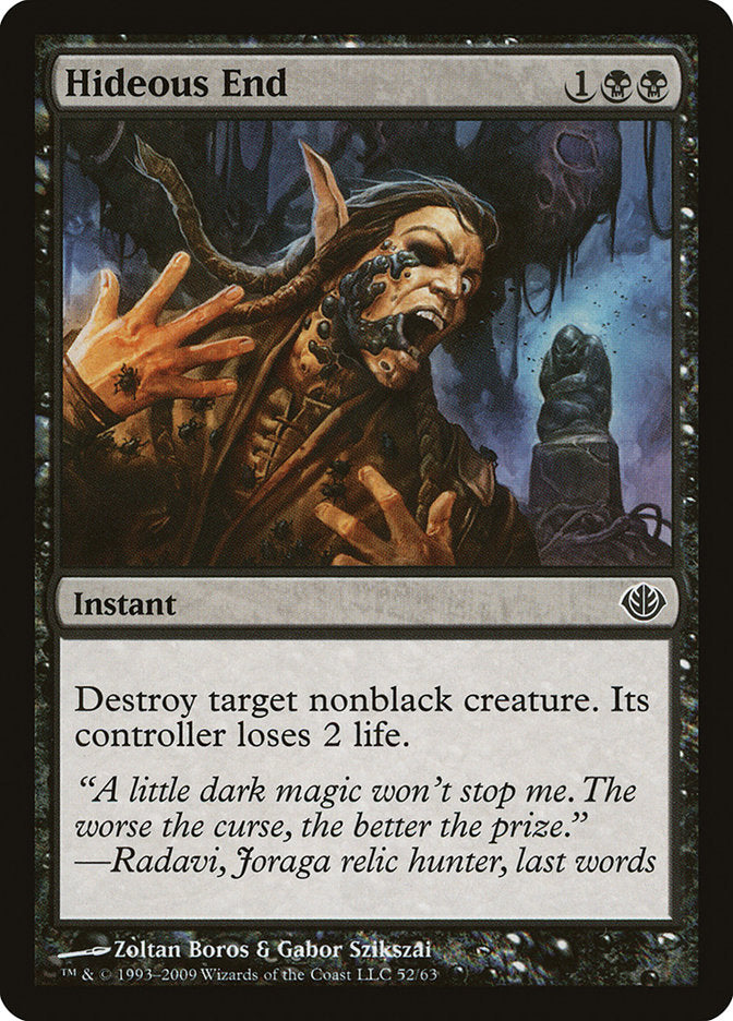 Hideous End [Duel Decks: Garruk vs. Liliana] | Game Haven TX