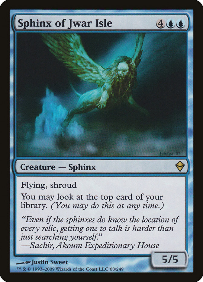 Sphinx of Jwar Isle [Zendikar] | Game Haven TX