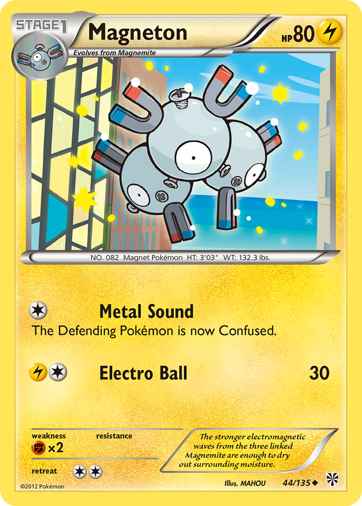 Magneton (44/135) [Black & White: Plasma Storm] | Game Haven TX