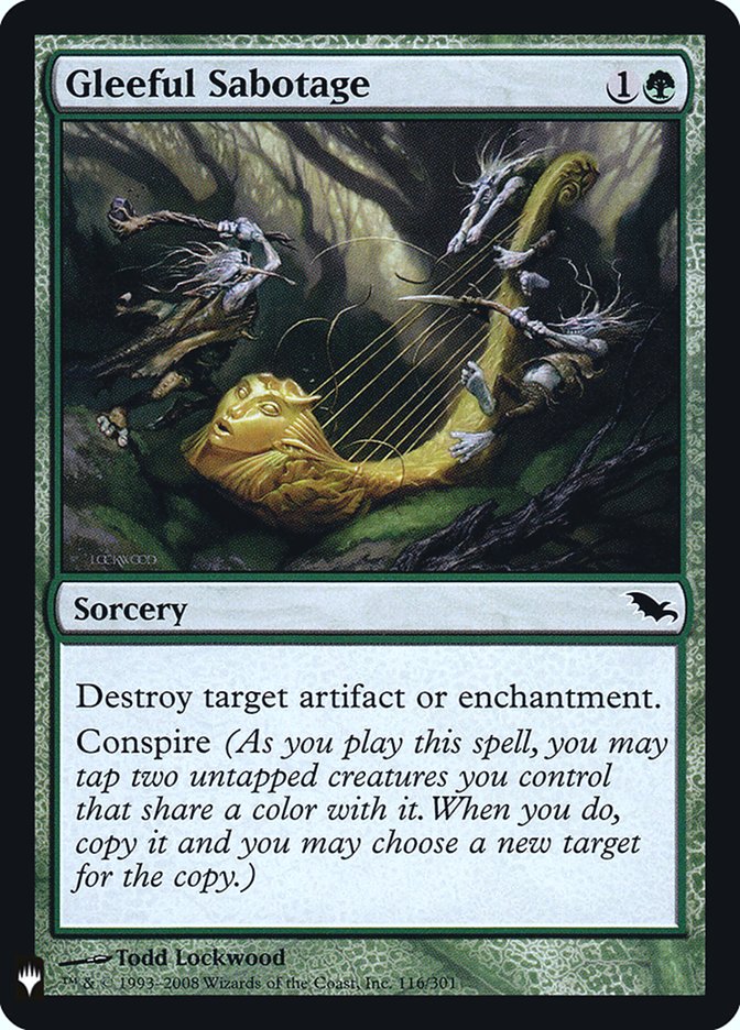 Gleeful Sabotage [Mystery Booster] | Game Haven TX