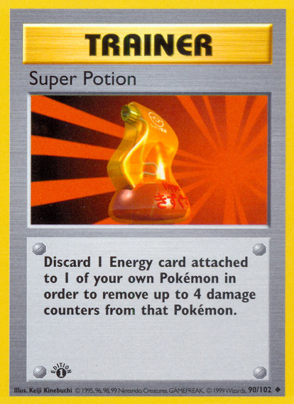 Super Potion (90/102) (Shadowless) [Base Set 1st Edition] | Game Haven TX