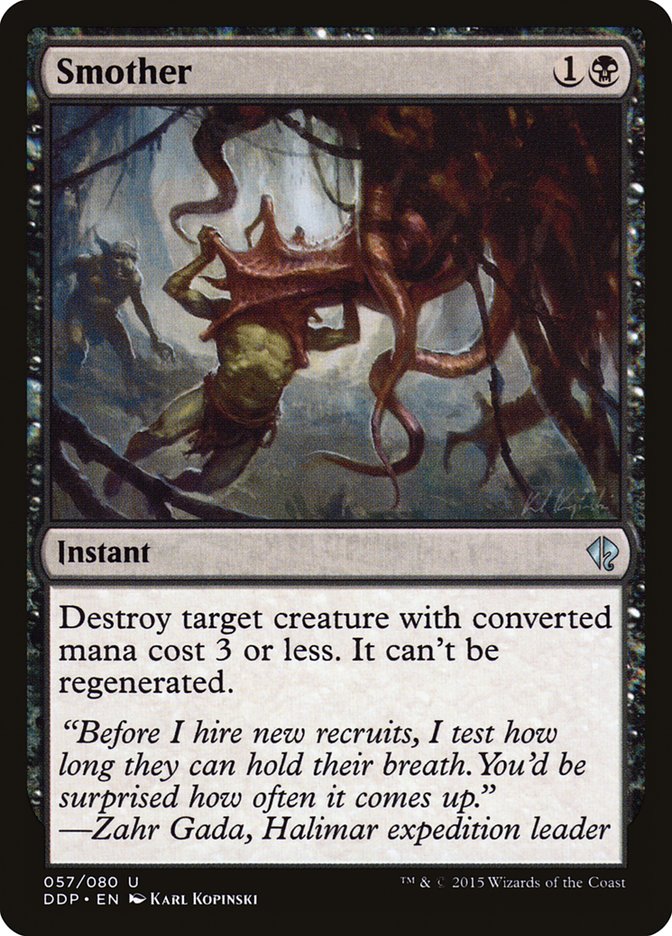 Smother [Duel Decks: Zendikar vs. Eldrazi] | Game Haven TX
