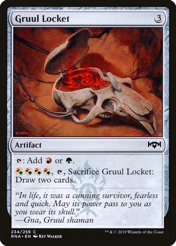 Gruul Locket [Ravnica Allegiance] | Game Haven TX