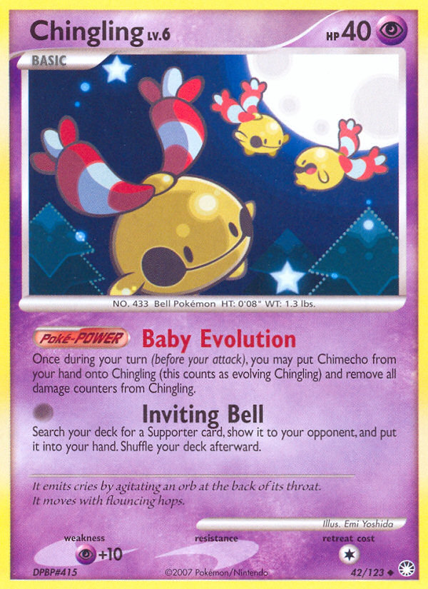 Chingling (42/123) [Diamond & Pearl: Mysterious Treasures] | Game Haven TX