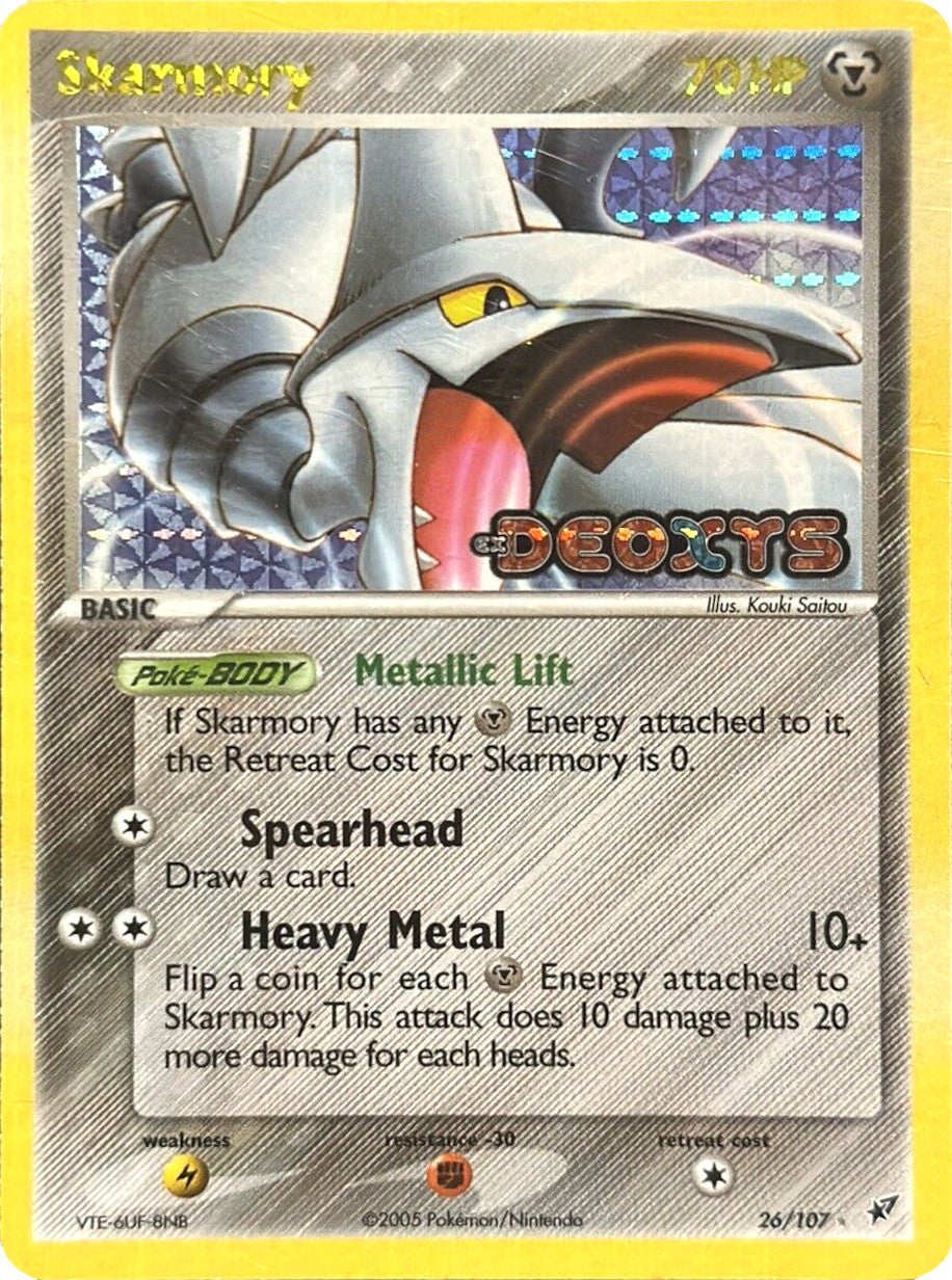 Skarmory (26/107) (Stamped) [EX: Deoxys] | Game Haven TX