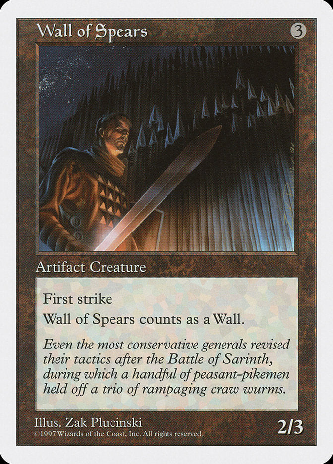 Wall of Spears [Fifth Edition] | Game Haven TX