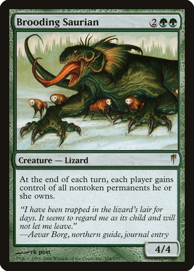 Brooding Saurian [Coldsnap] | Game Haven TX