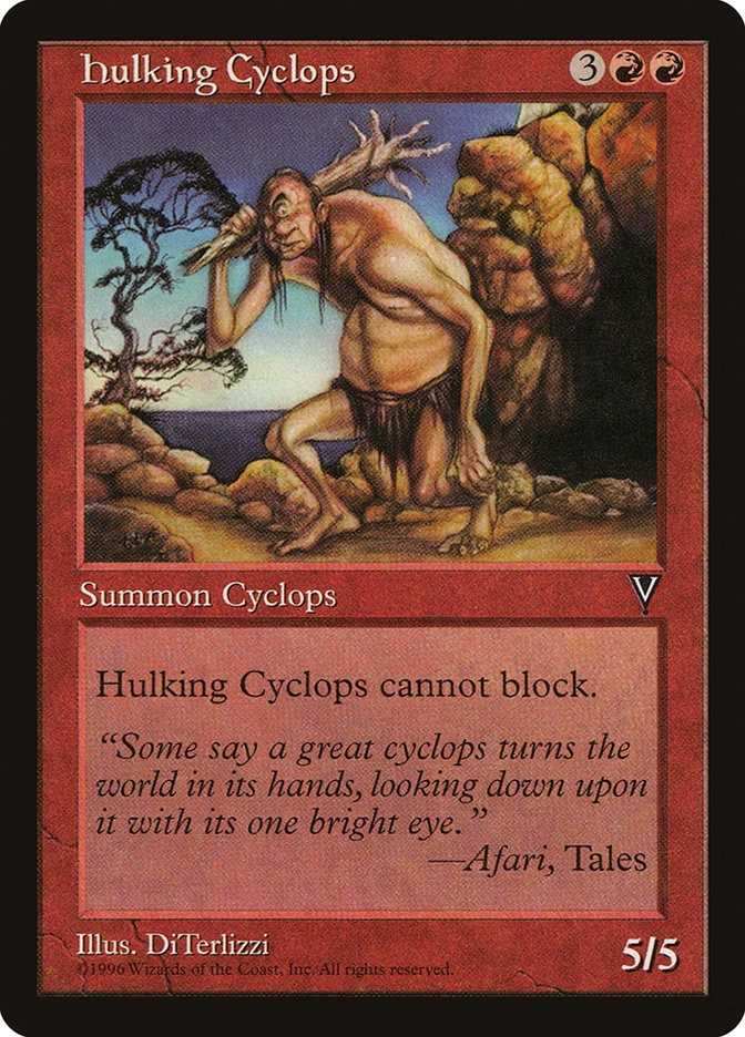 Hulking Cyclops [Visions] | Game Haven TX