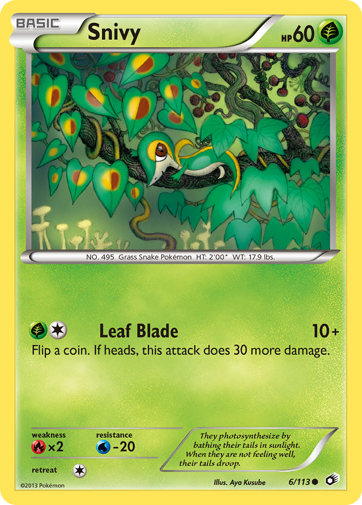 Snivy (6/113) [Black & White: Legendary Treasures] | Game Haven TX