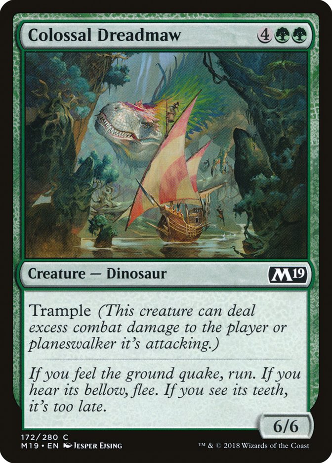 Colossal Dreadmaw [Core Set 2019] | Game Haven TX