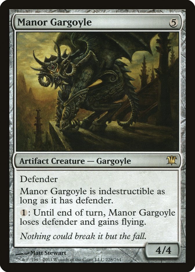 Manor Gargoyle [Innistrad] | Game Haven TX