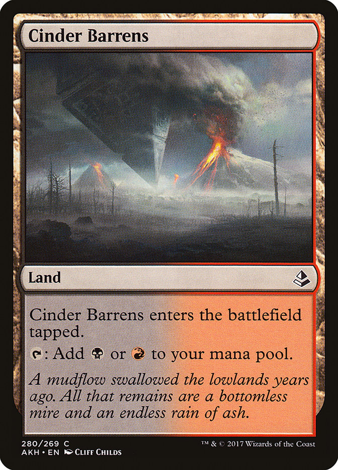 Cinder Barrens [Amonkhet] | Game Haven TX