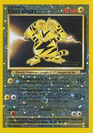 Electabuzz (1) (Winner) [Best of Promos] | Game Haven TX