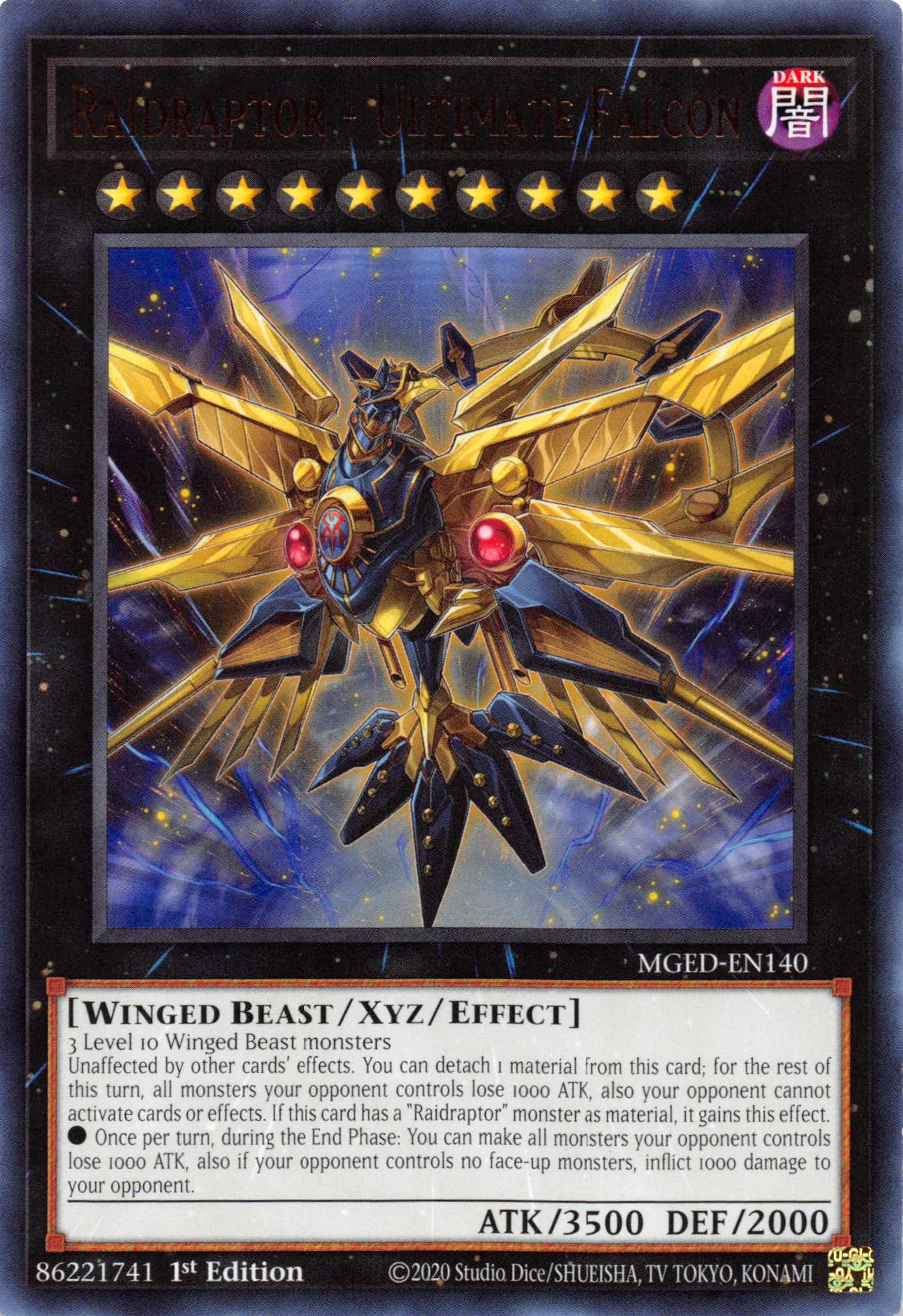 Raidraptor - Ultimate Falcon [MGED-EN140] Rare | Game Haven TX